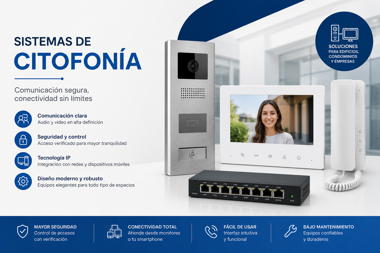Citofonía y videoporteros IP