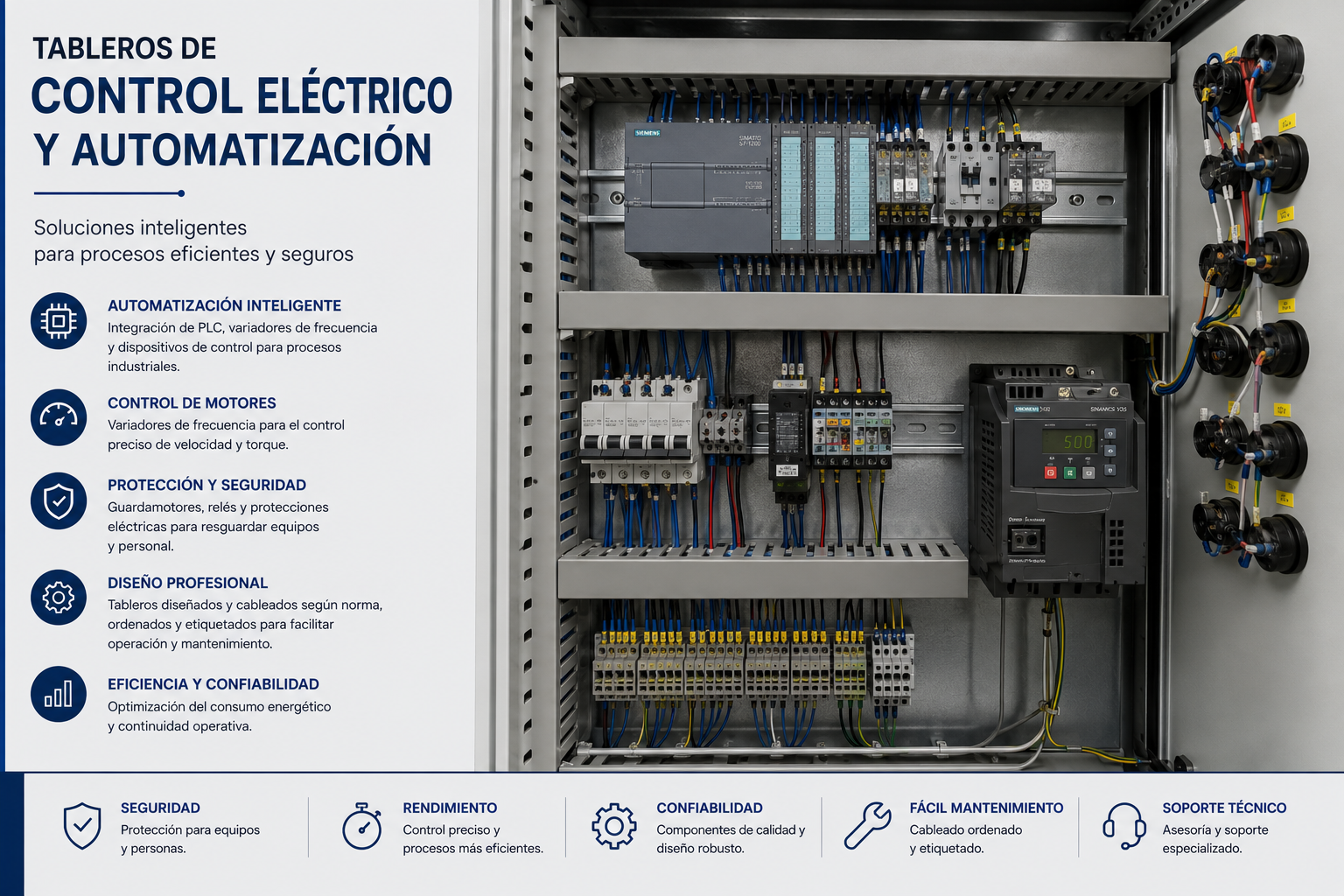 Tableros eléctricos y automatización